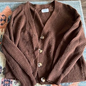 Knit cardigan